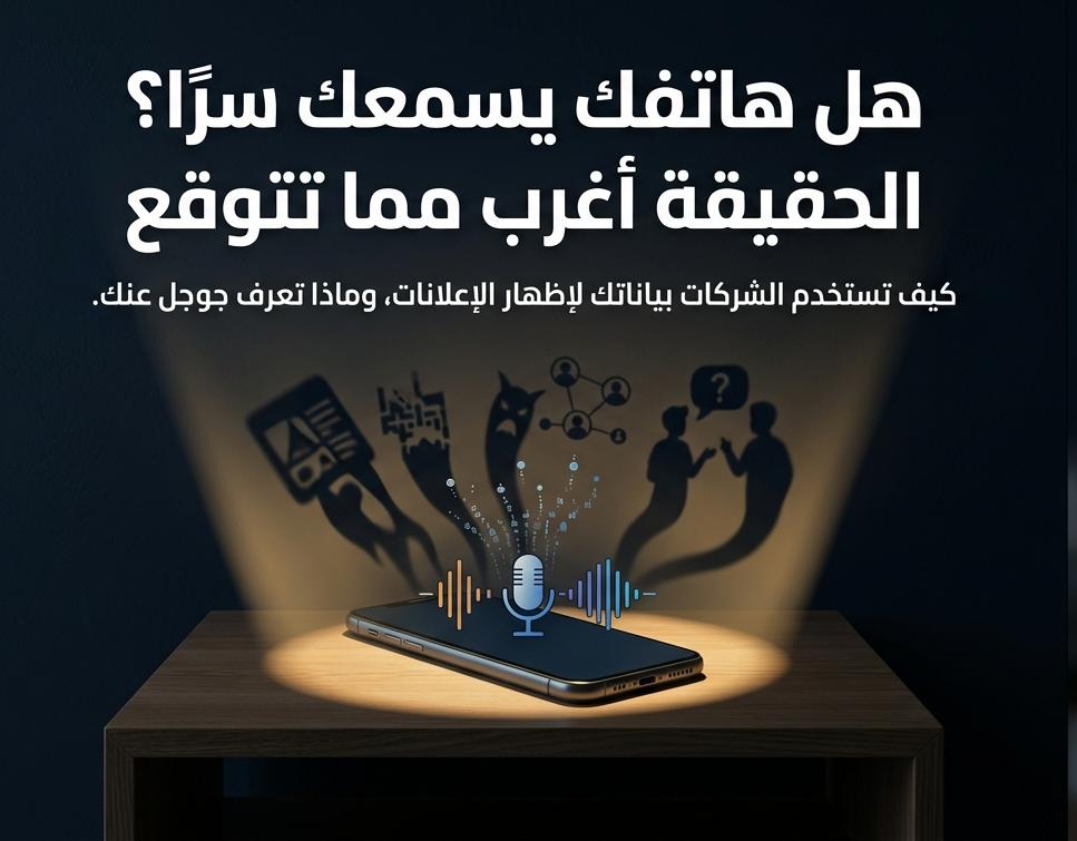هل هاتفك يسمعك سرًا؟ الحقيقة أغرب مما تتوقع