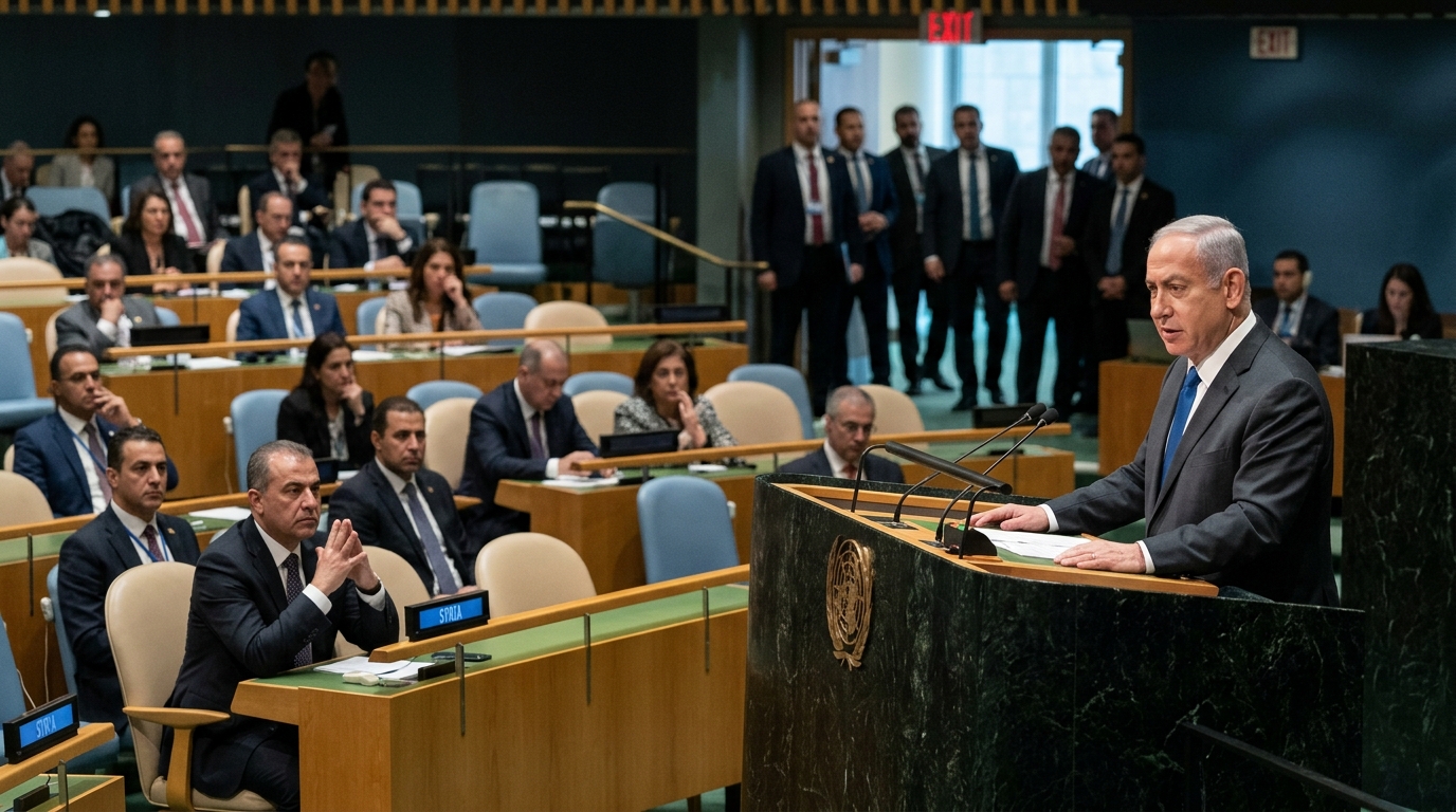 Şara ve Netanyahu BM’de: Suriye ve Golan Tepeleri Üzerinden Karşılıklı Mesajlar