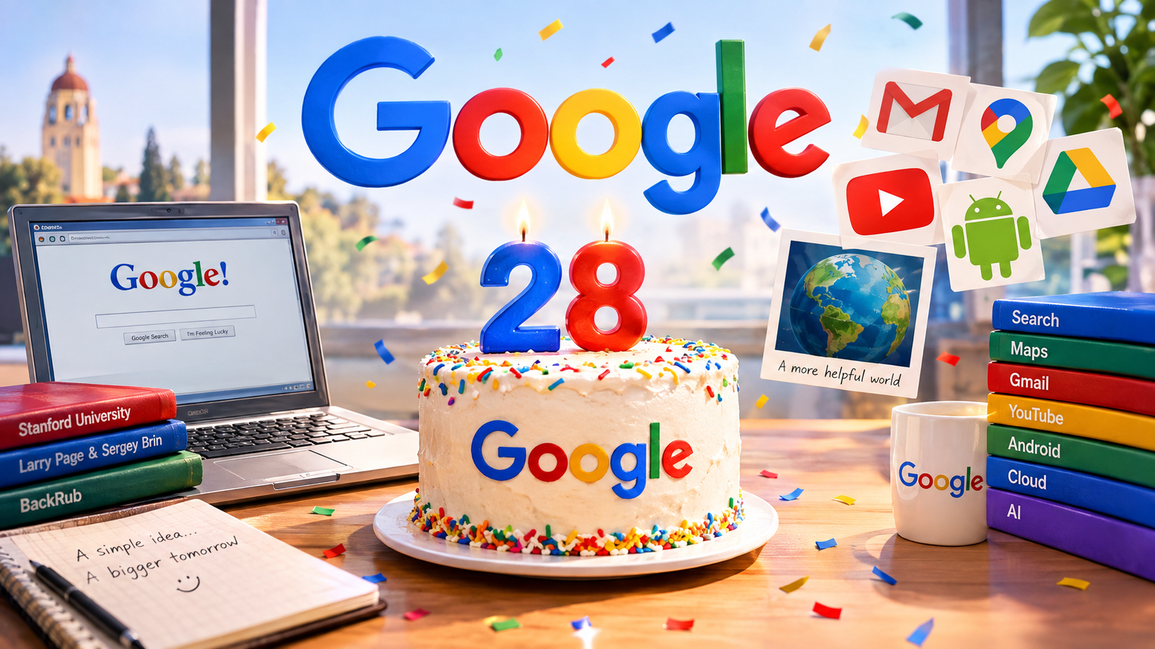 Google 28 Yaşında: Doğum Gününün Hikâyesi ve Küresel Bir Teknoloji Devine Dönüşümü