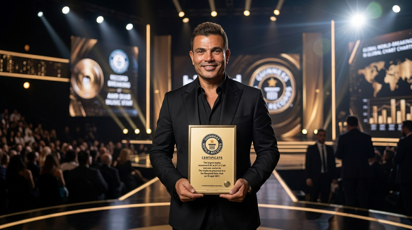 Amr Diab Earns Second Guinness World Record After 69 Weeks at No. 1